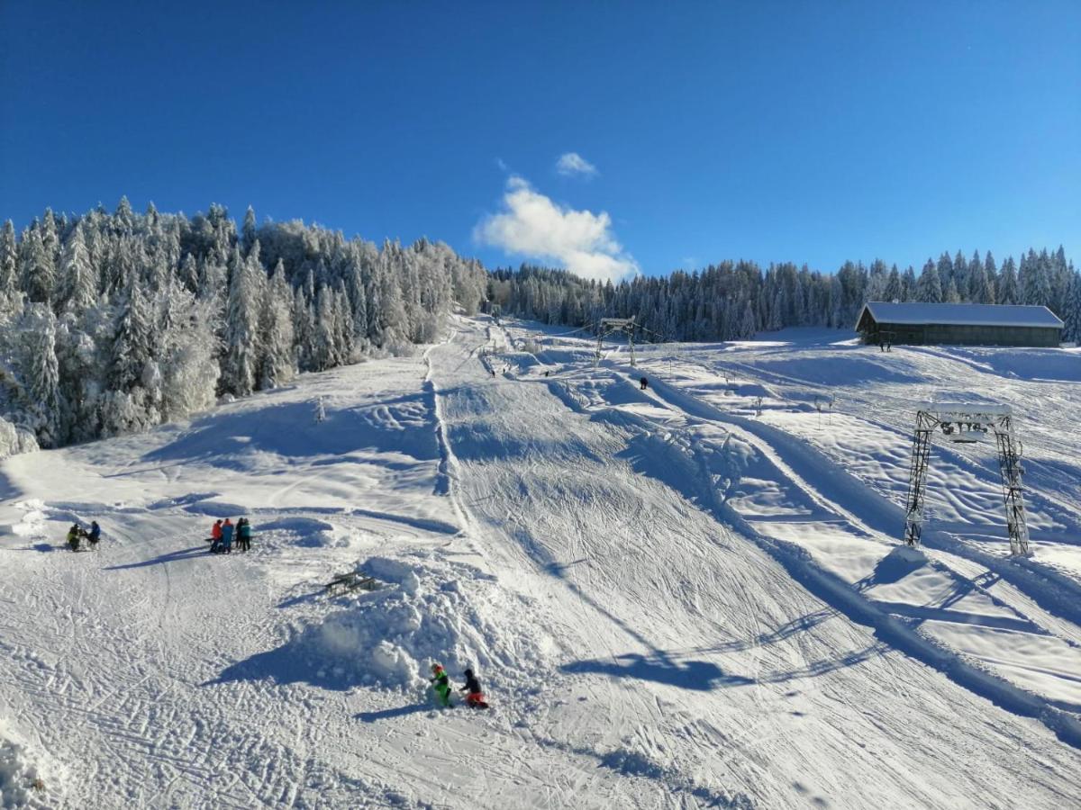 Kleine Ferienwohnung Am Rande Der Wildnis Sibratsgfall Bagian luar foto