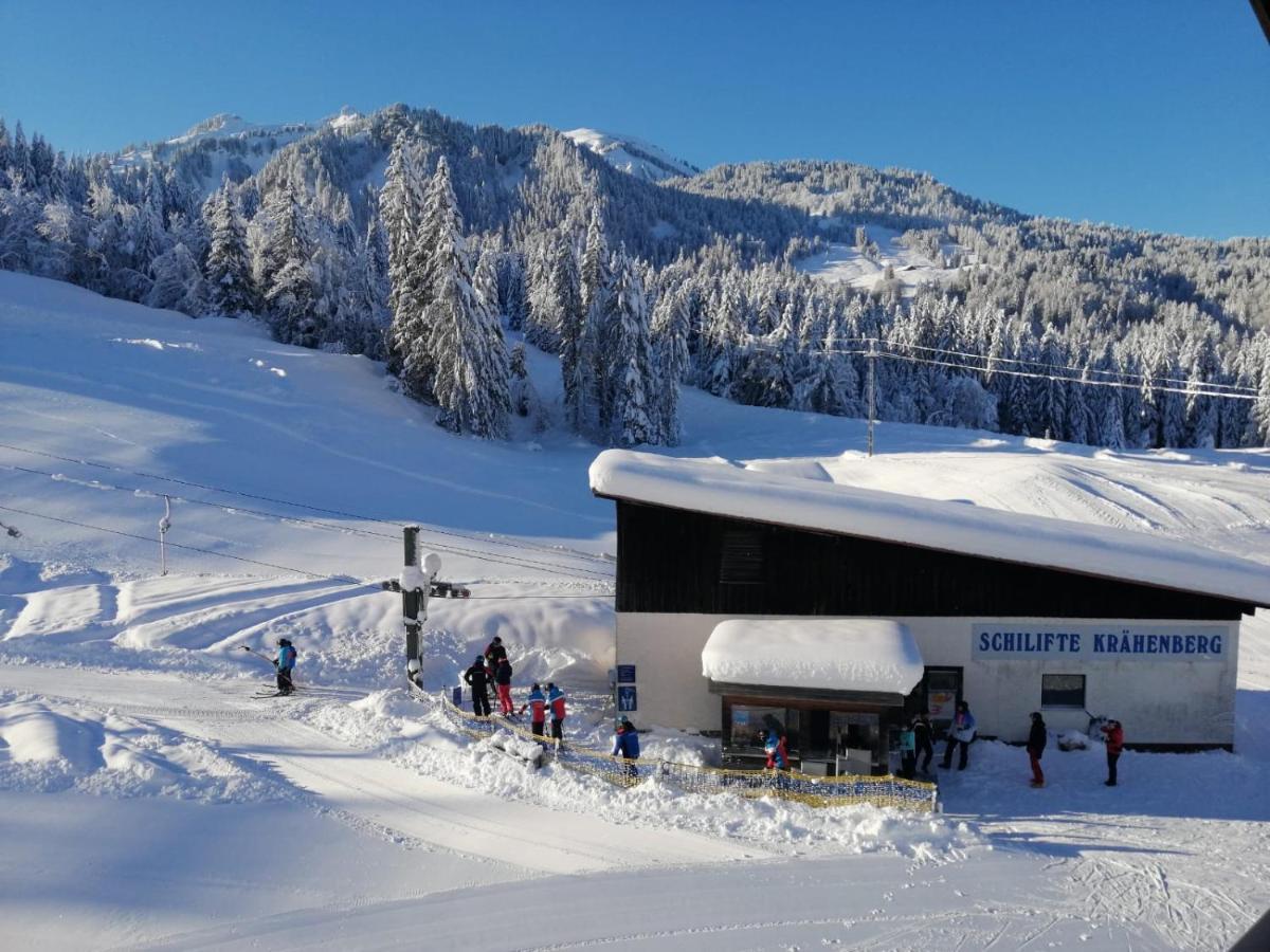 Kleine Ferienwohnung Am Rande Der Wildnis Sibratsgfall Bagian luar foto